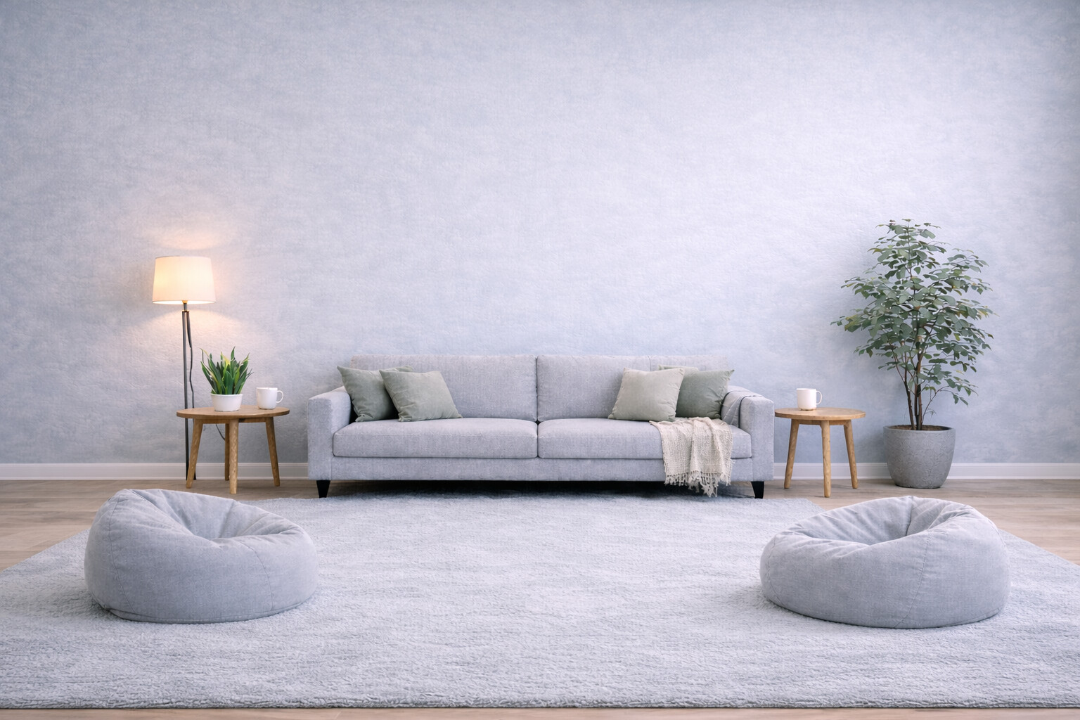 Calm, comfortable living space